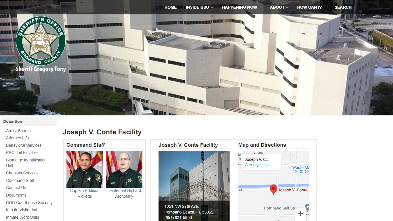 Facility | Broward County - Broward Sheriff's Office